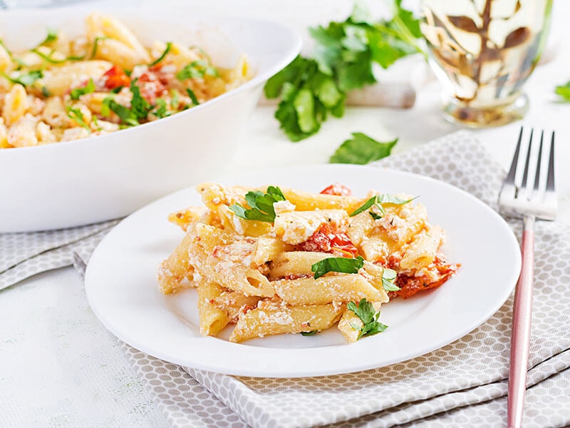 Baked Feta Cheese Pasta