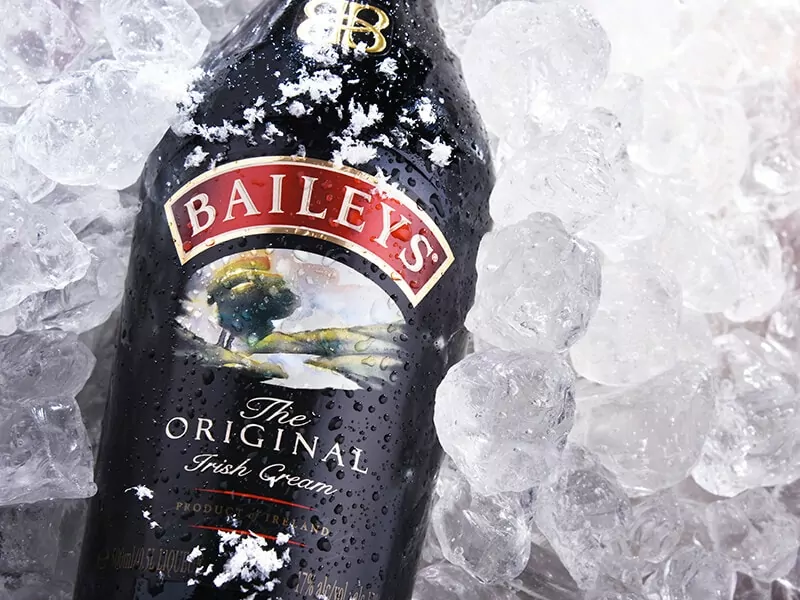 Bottle of Baileys Irish Cream