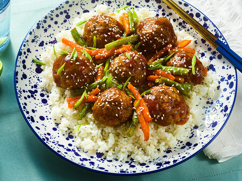 Fried Rice with Meatballs