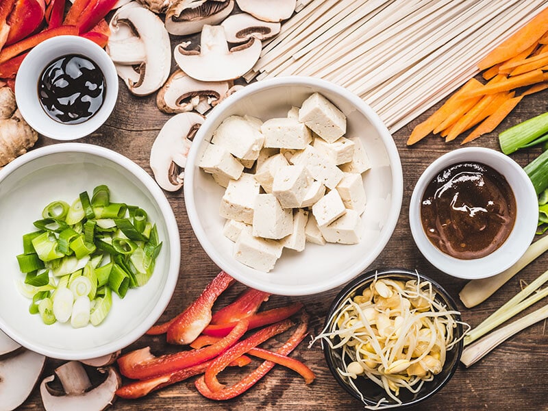 Fried Tofu Sesame Seeds