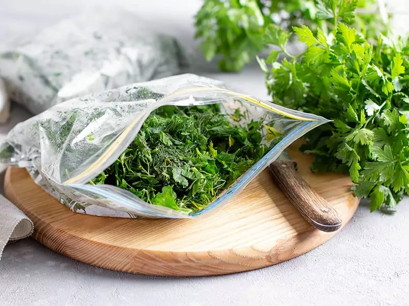 Frozen Parsley Bag Vegetables