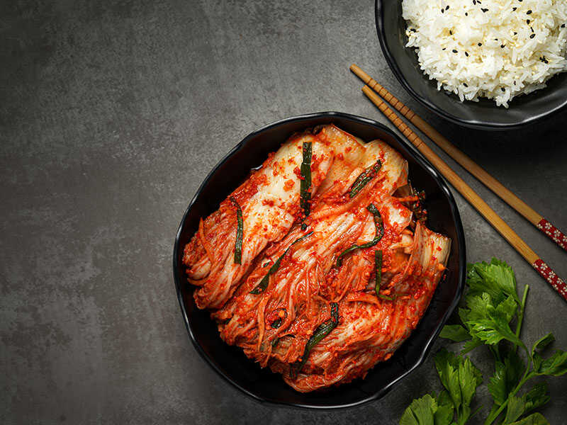 Korean Food Kimchi Rice