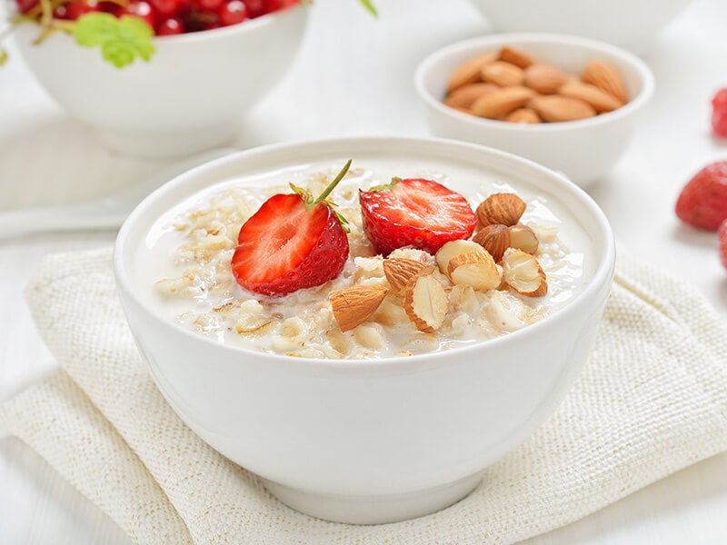 Oatmeal Porridge Strawberry