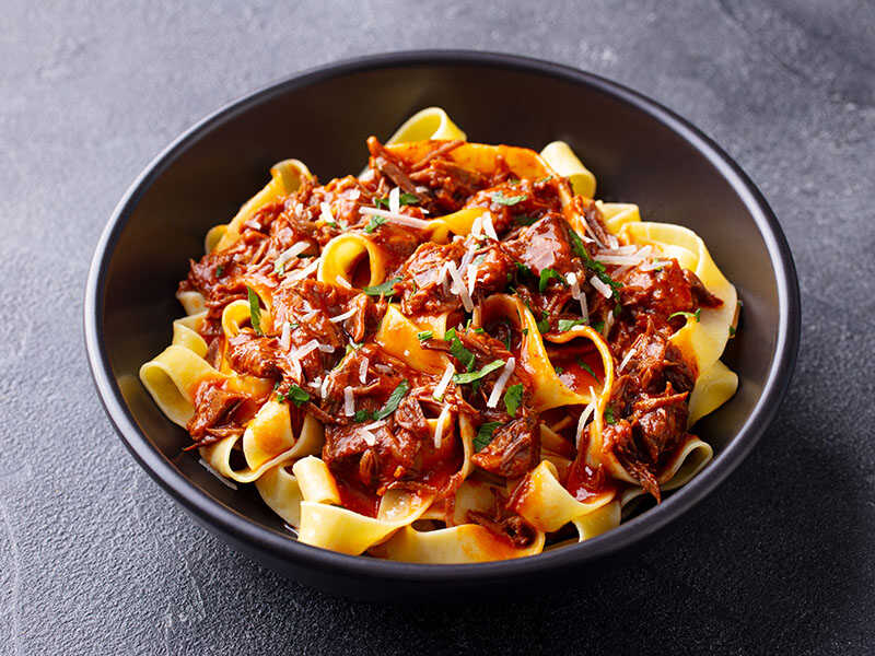 Pasta Pappardelle Beef Ragout