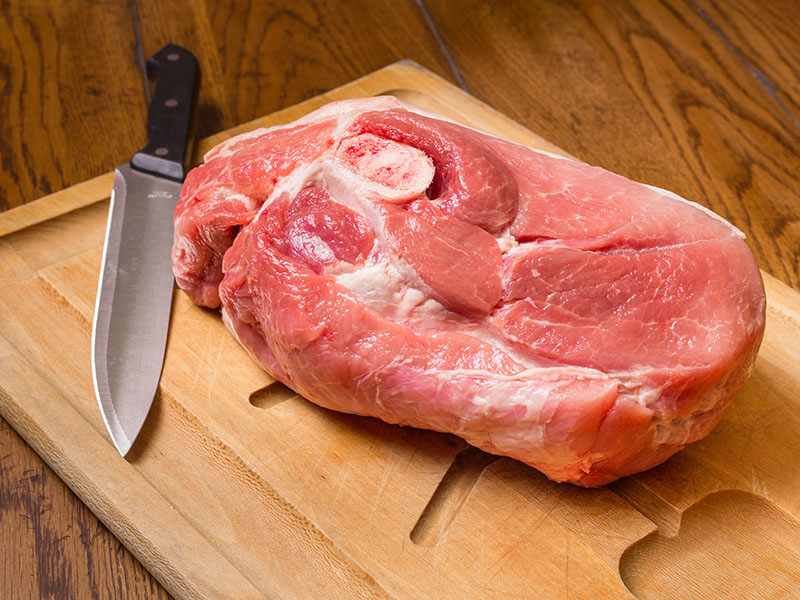 Raw Cut Pork Shoulder