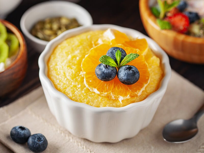 Set Corn Porridge Yogurt