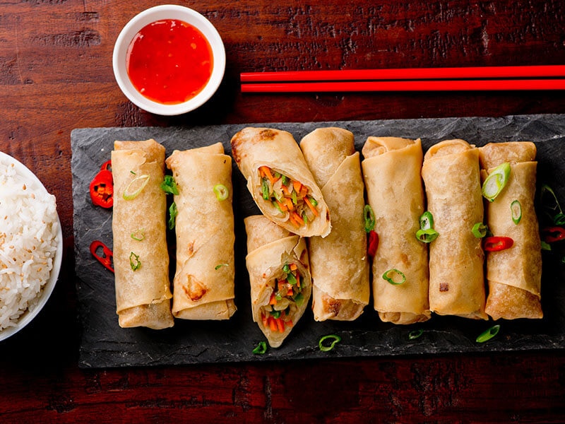 Spring Rolls And Egg Rolls