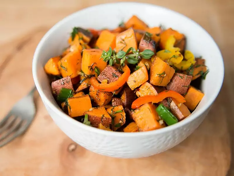 Sweet Potato Hash Fresh