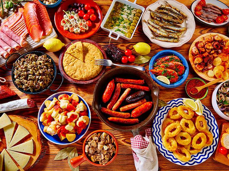 Tapas Spain Varied Mix