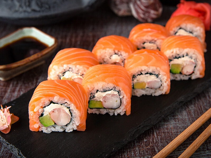 Typical Shape Of Sushi
