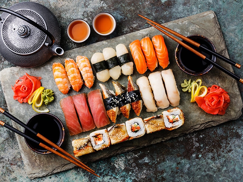 Various Sushi Varieties