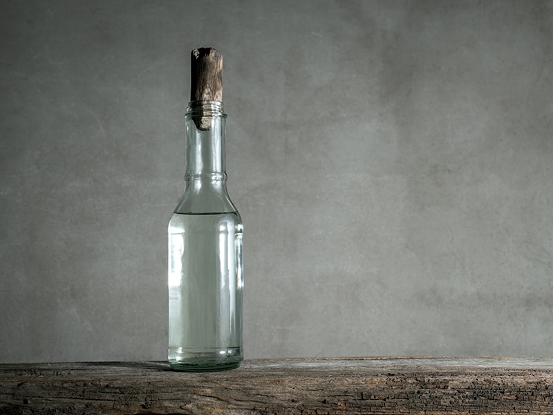 White Vinegar Bottle