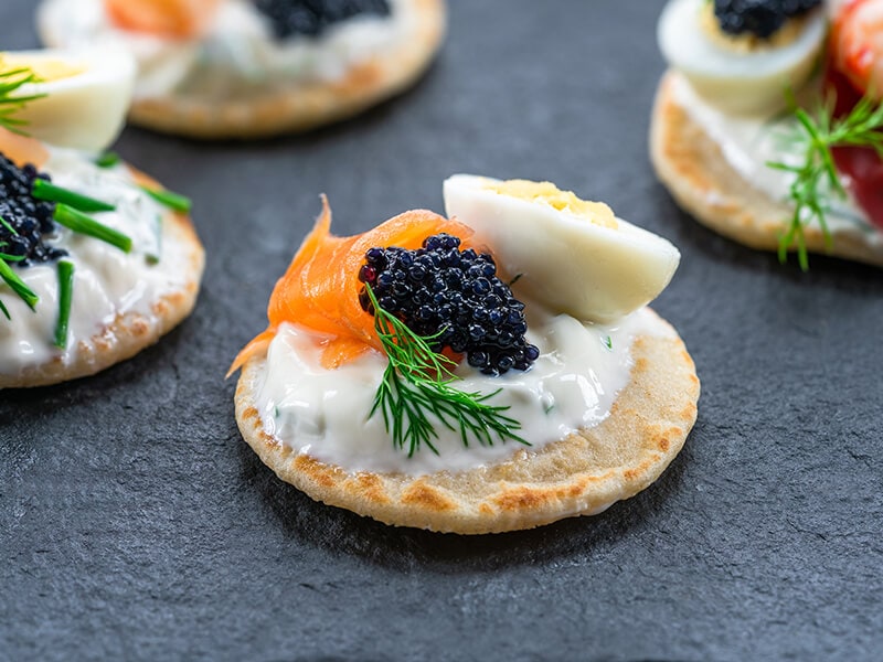 Blinis with Caviar