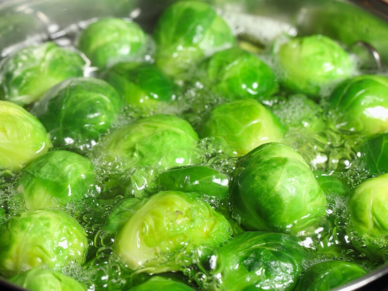 Boiled Brussel Sprouts