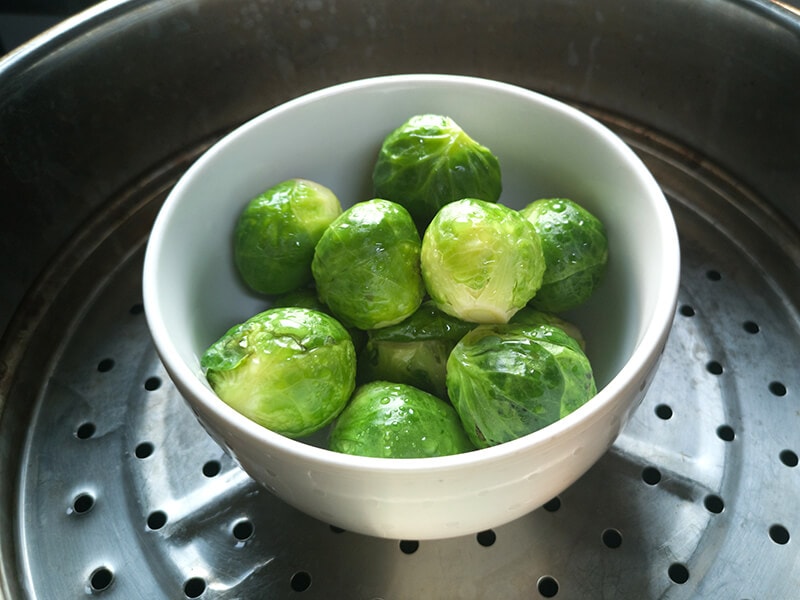 Brussels Sprouts on Steaming