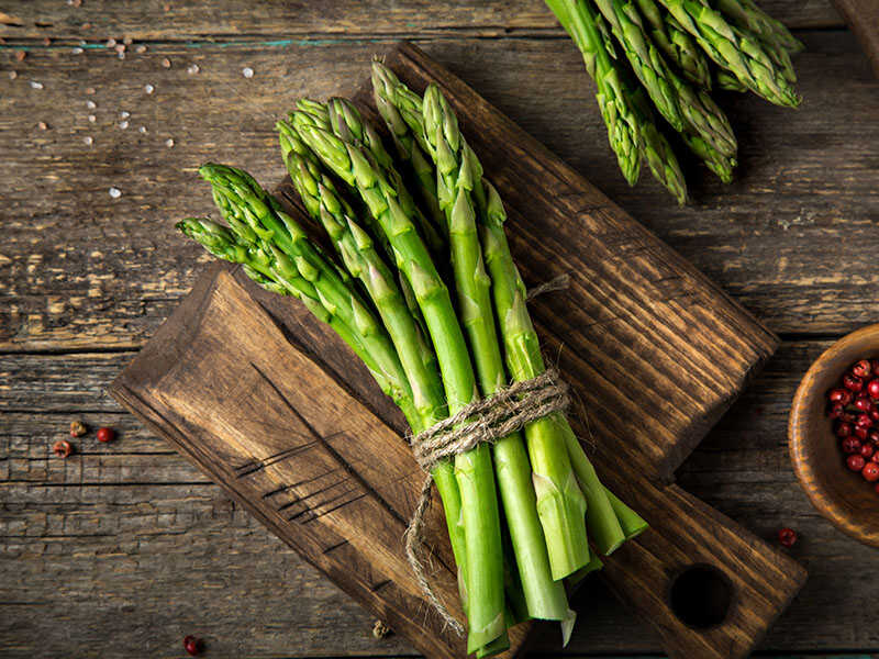 Bunches Fresh Green Asparagus