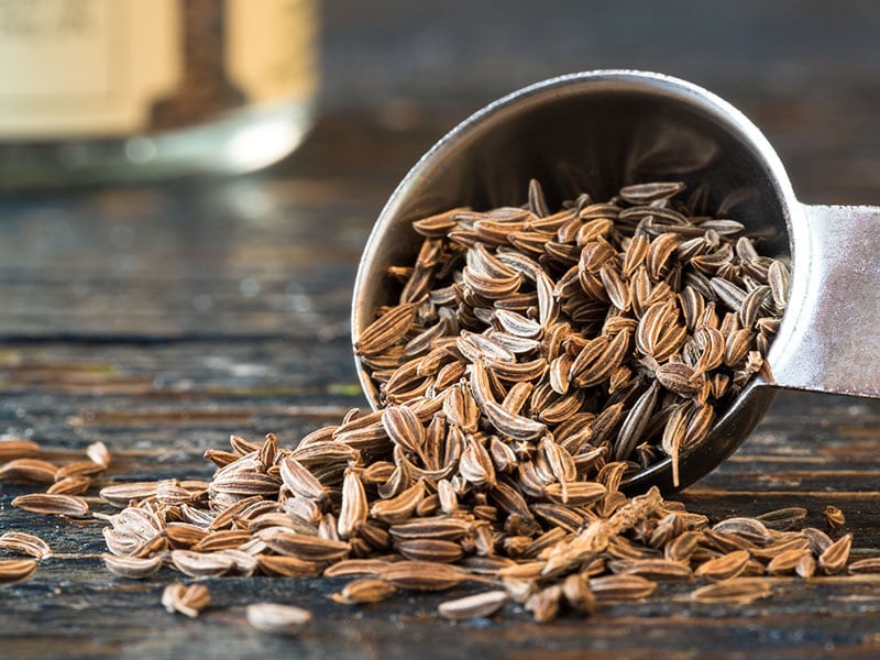 Caraway Seeds Spilled