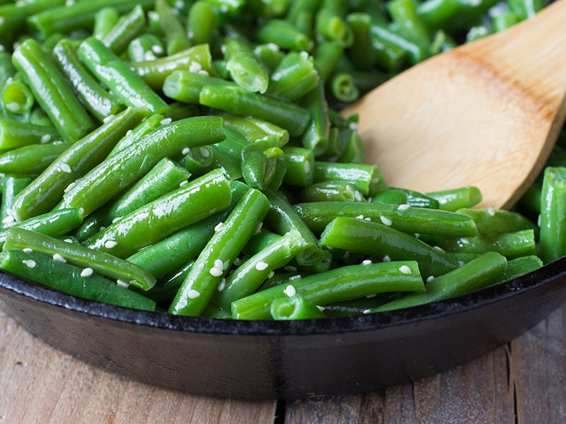 Cooked Green Beans Sesame