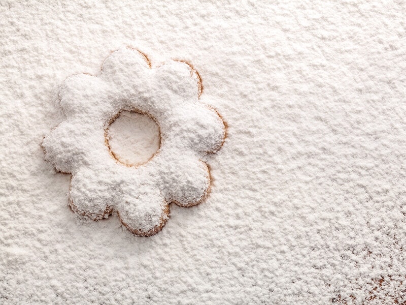 Cookies Covered Powdered Sugar