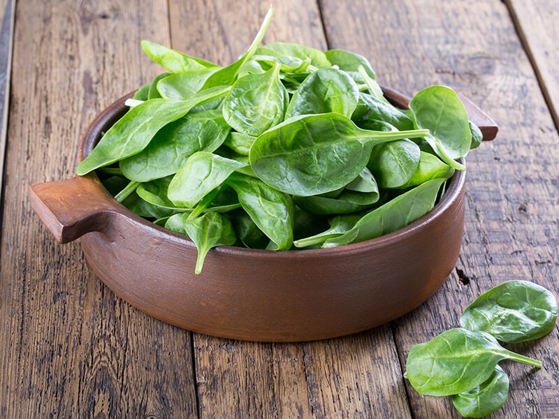 Fresh Baby Spinach Leaves