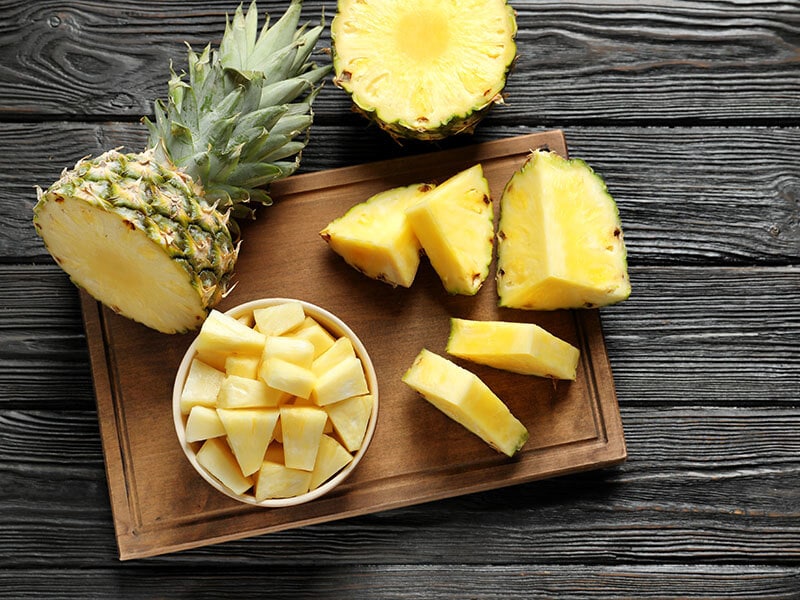 Fresh Sliced Pineapple