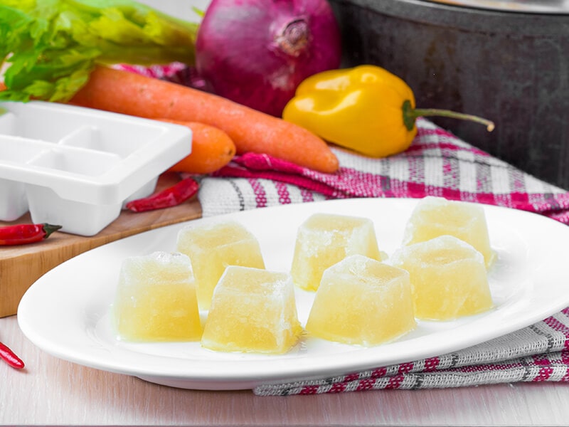 Frozen Chicken Broth Cubes