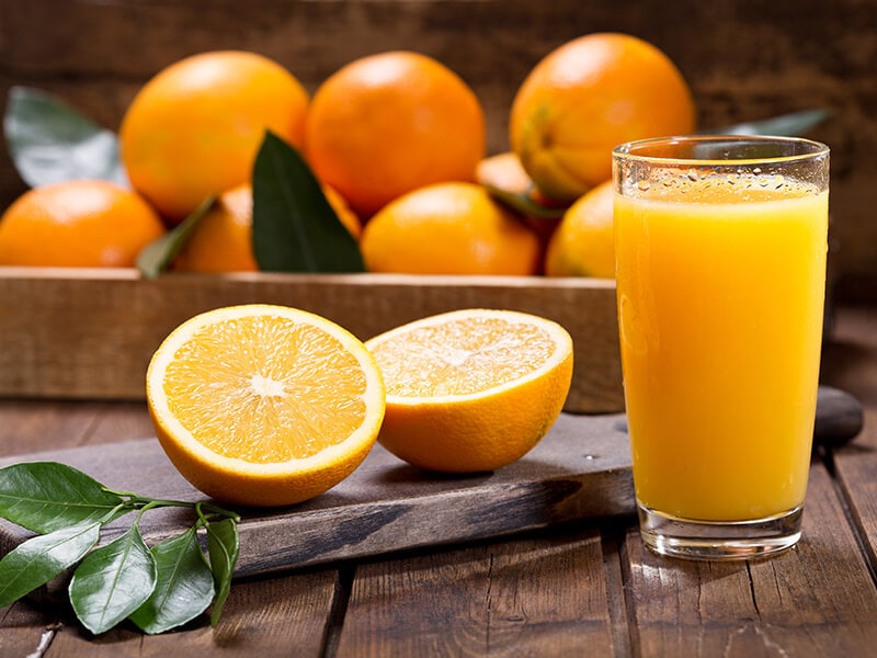 Glass Fresh Orange Juice