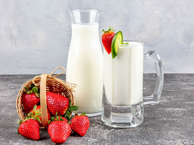 Healthy Organic Drinkable Yogurt