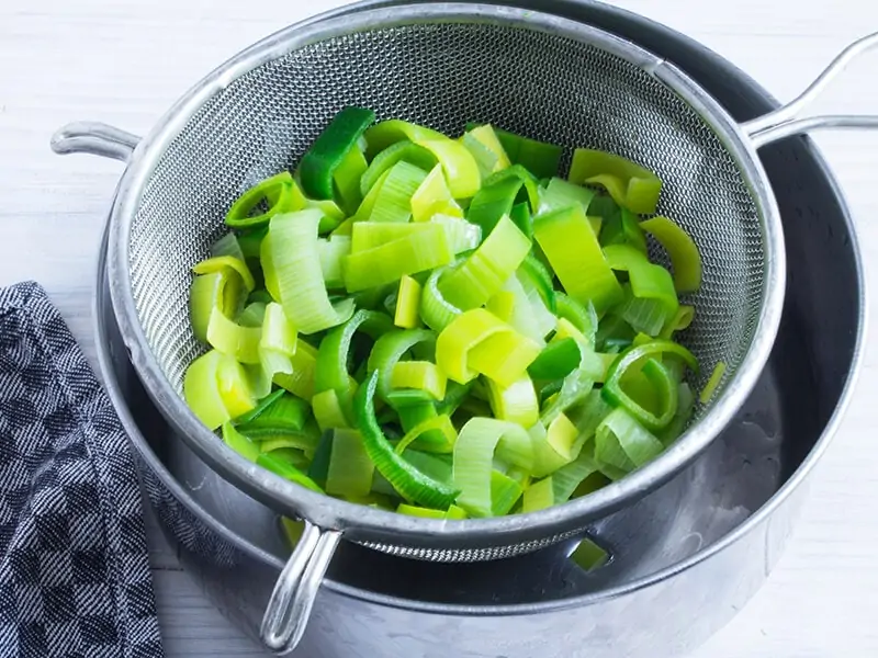 Leek Prepared Cooking