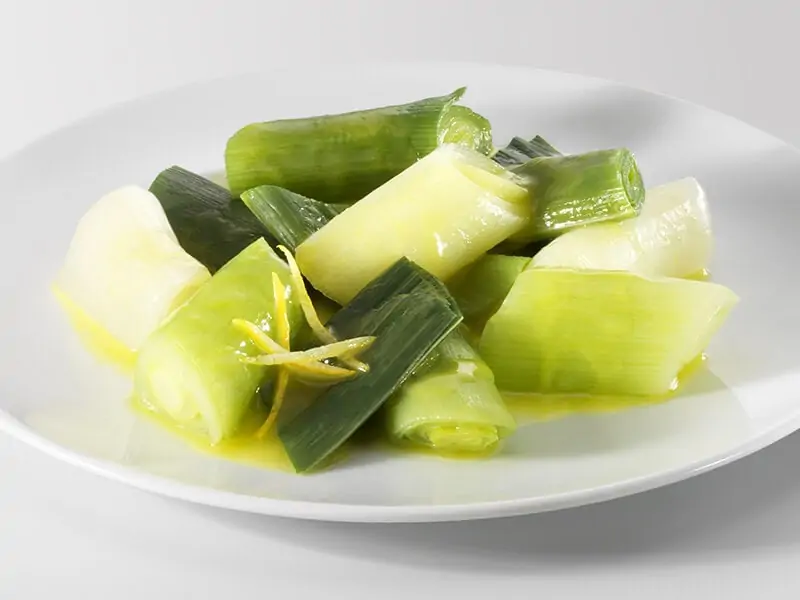 Leeks with Vinaigrette Sauce