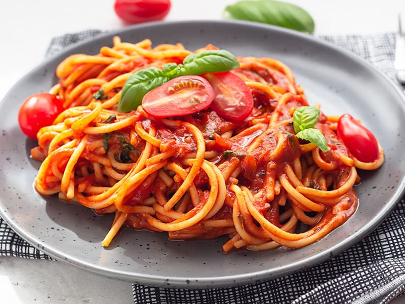Pasta Spaghetti Tomato Sauce