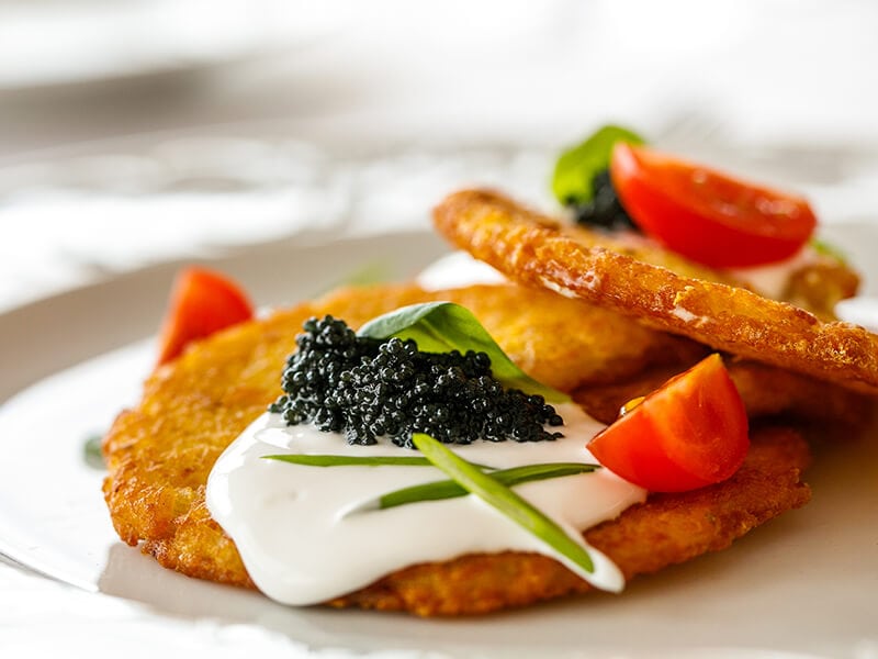 Potato Pancake with Caviar