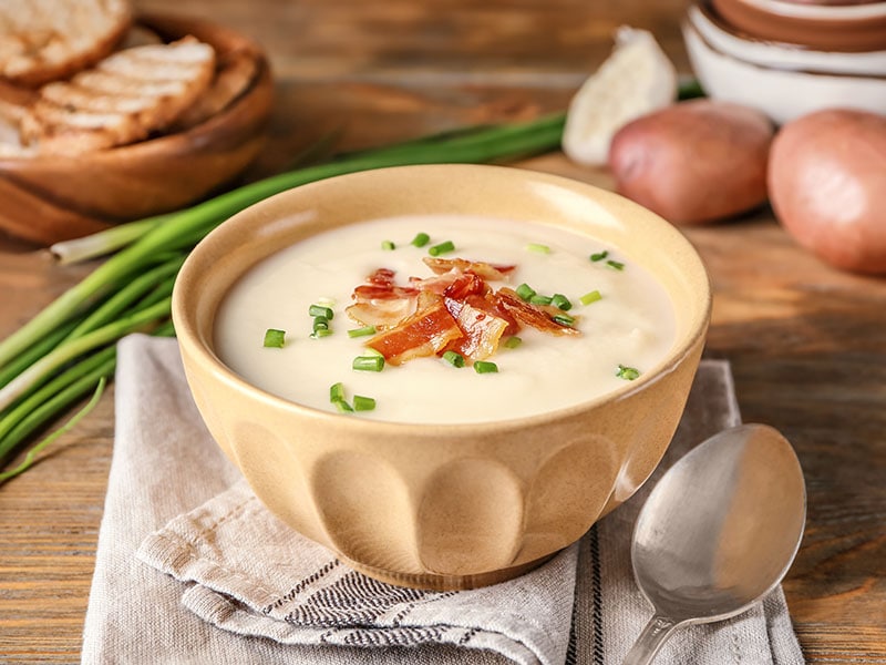 What To Serve With Potato Soup (+Crockpot Baked Beans)