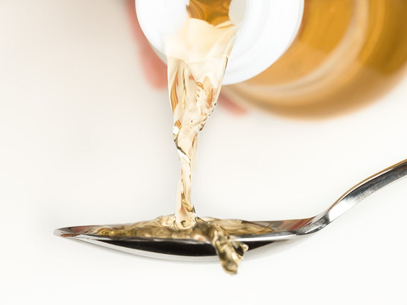 Pouring Rice Vinegar