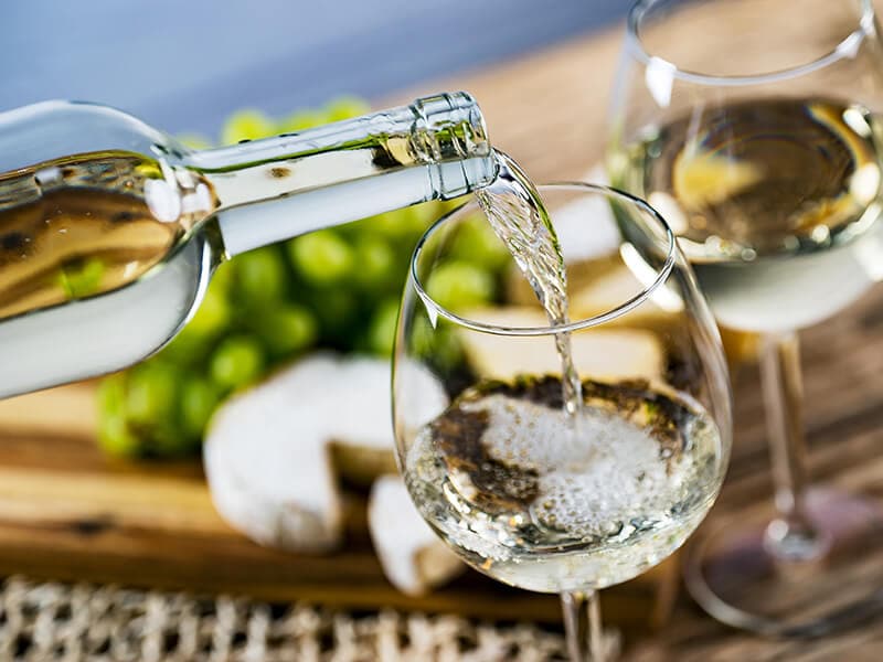 Pouring White Wine