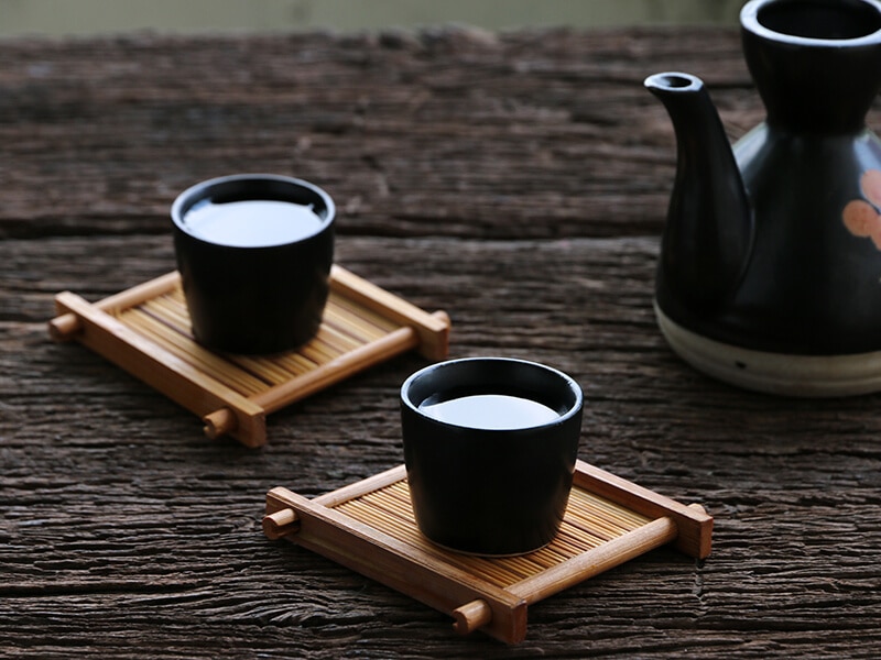 Sake with Caviar