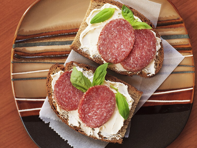 Sandwiches with Hard Salami