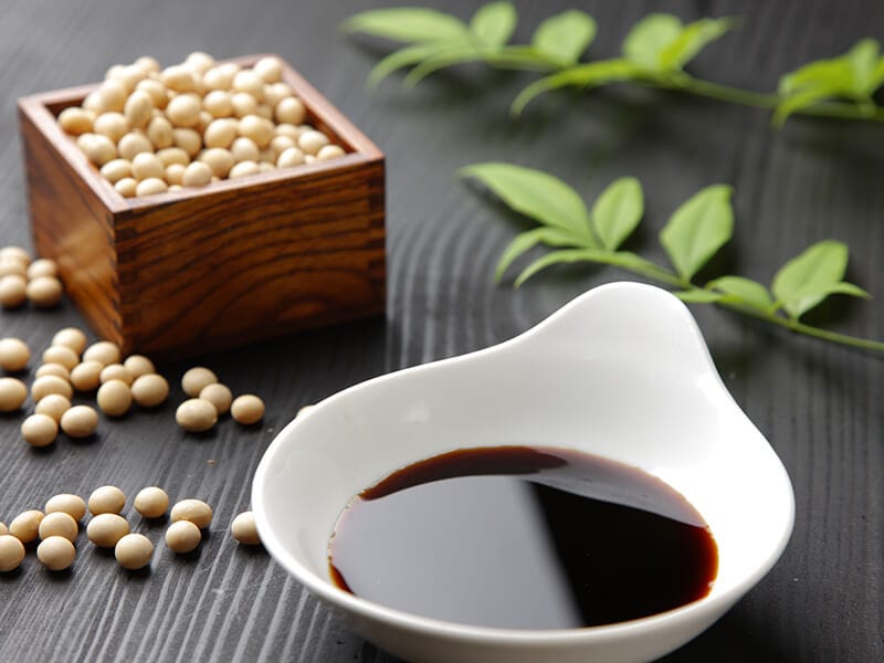 Soy Sauce Made From Soybeans