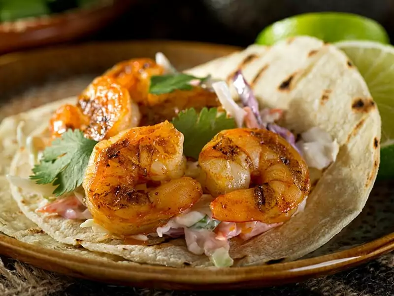 Spicy Shrimp Taco