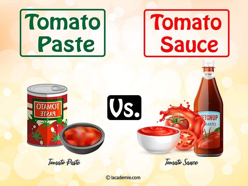 Tomato Paste Vs Tomato Sauce