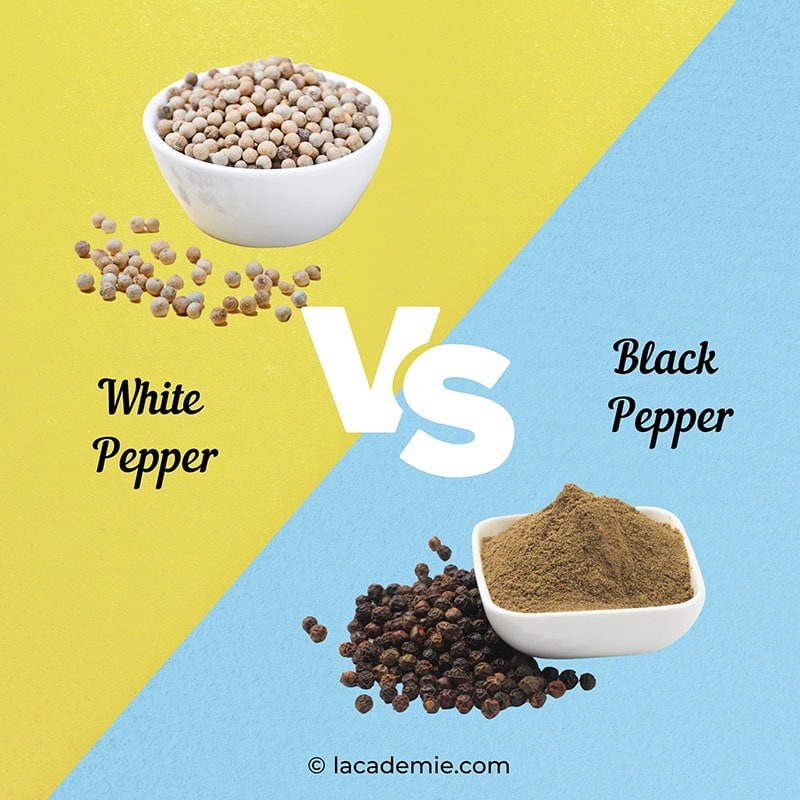 White Pepper And Black Pepper