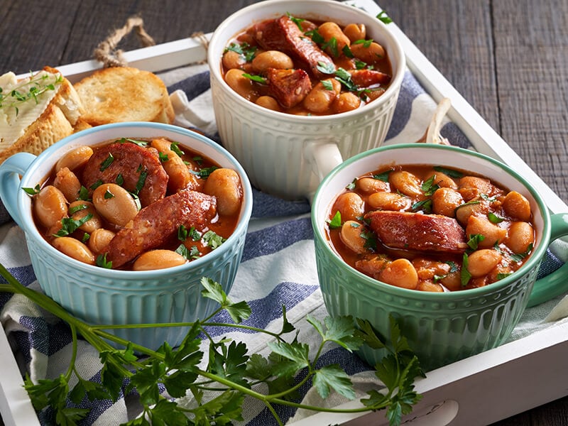 Beans and Sausage In Sauce
