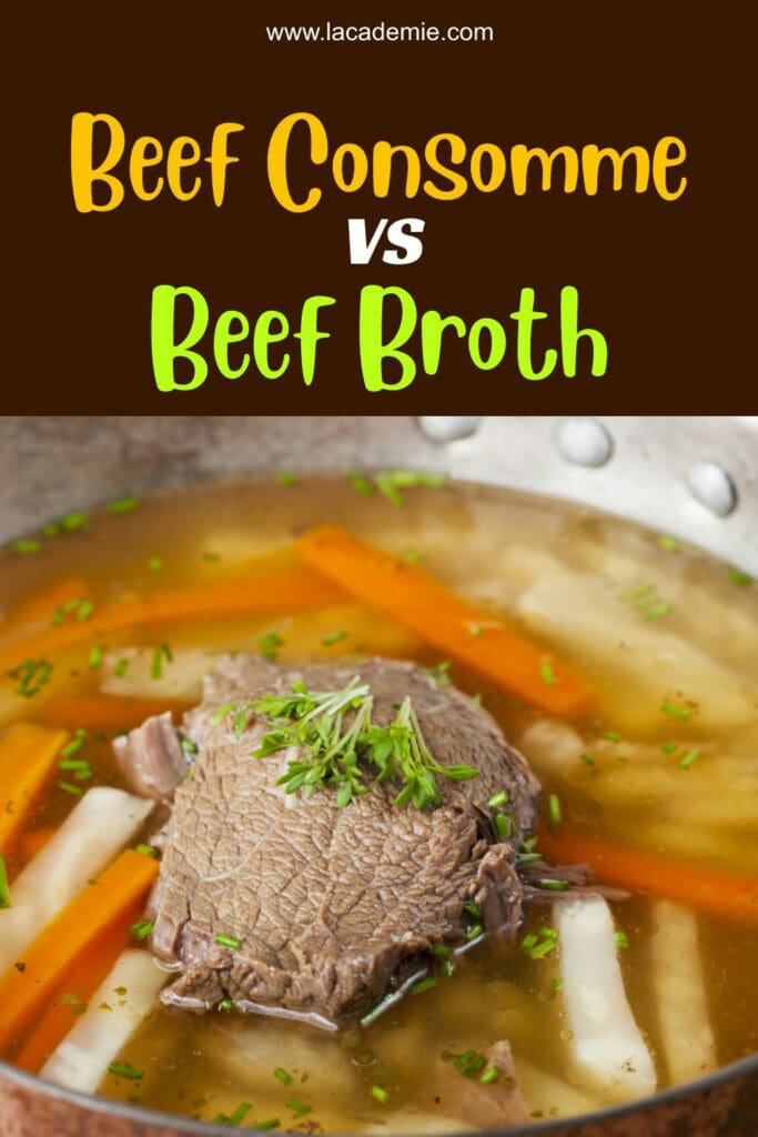 Beef Consomme Vs Beef Broth