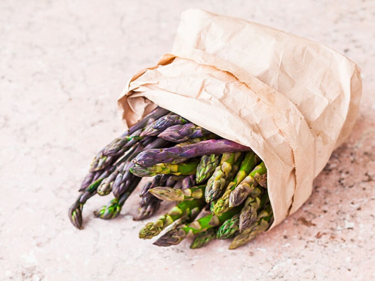 Bunch Fresh Purple Asparagus