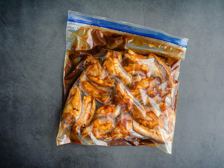 Chicken Wings Marinating Plastic Bag