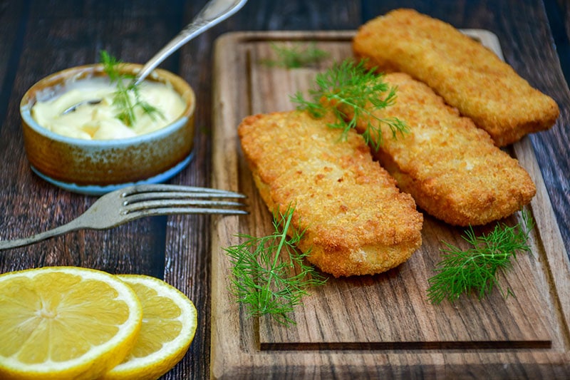 Crispy Breaded Deep Fried Fish