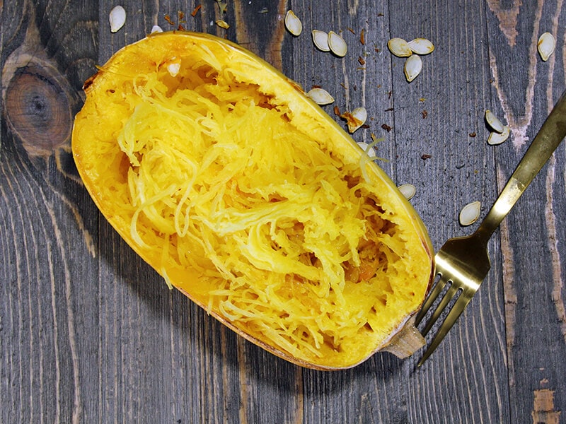 Cut Spaghetti Squash