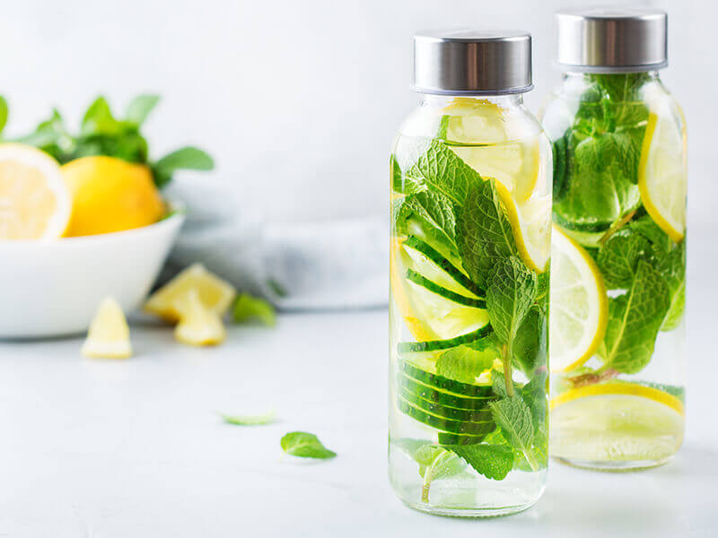 Detox Water with Mint