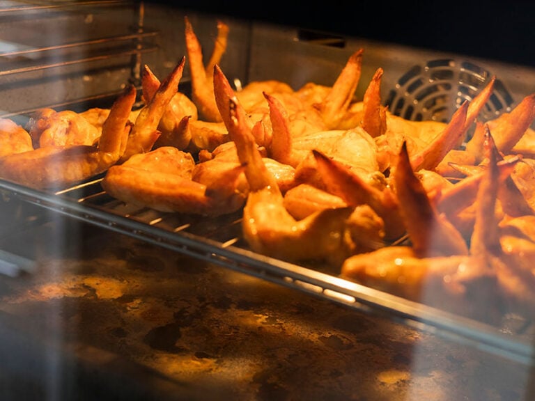 Fried Chicken Wings Process