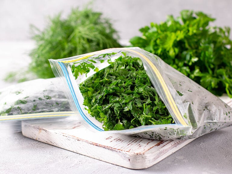 Frozen Herbs Dill Parsley